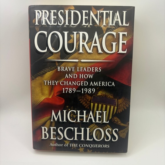 Michael Beschloss Other - Presidential Courage Michael Beschloss Hardcover History Book Signed Bookplate